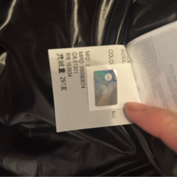 Canada Goose Alliston Long Parka Red Logo Jacket Black size xs - Picture 13 of 16